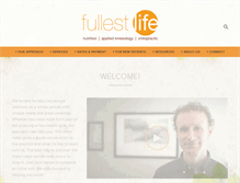 Tablet Screenshot of fullestlife.com